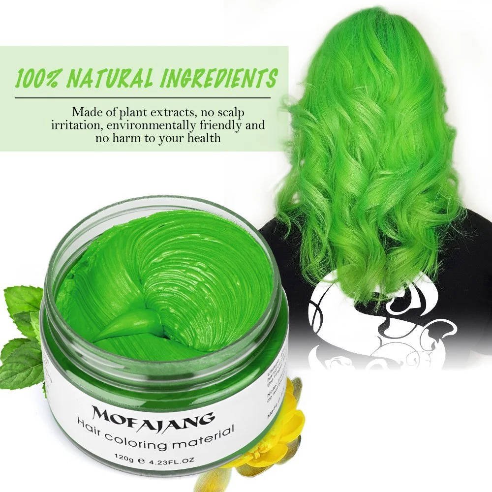 Hair color wax