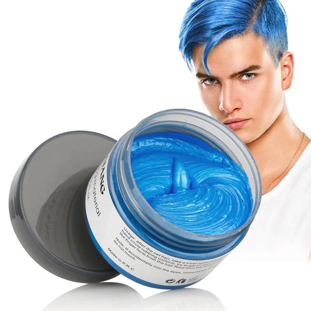 Hair color wax