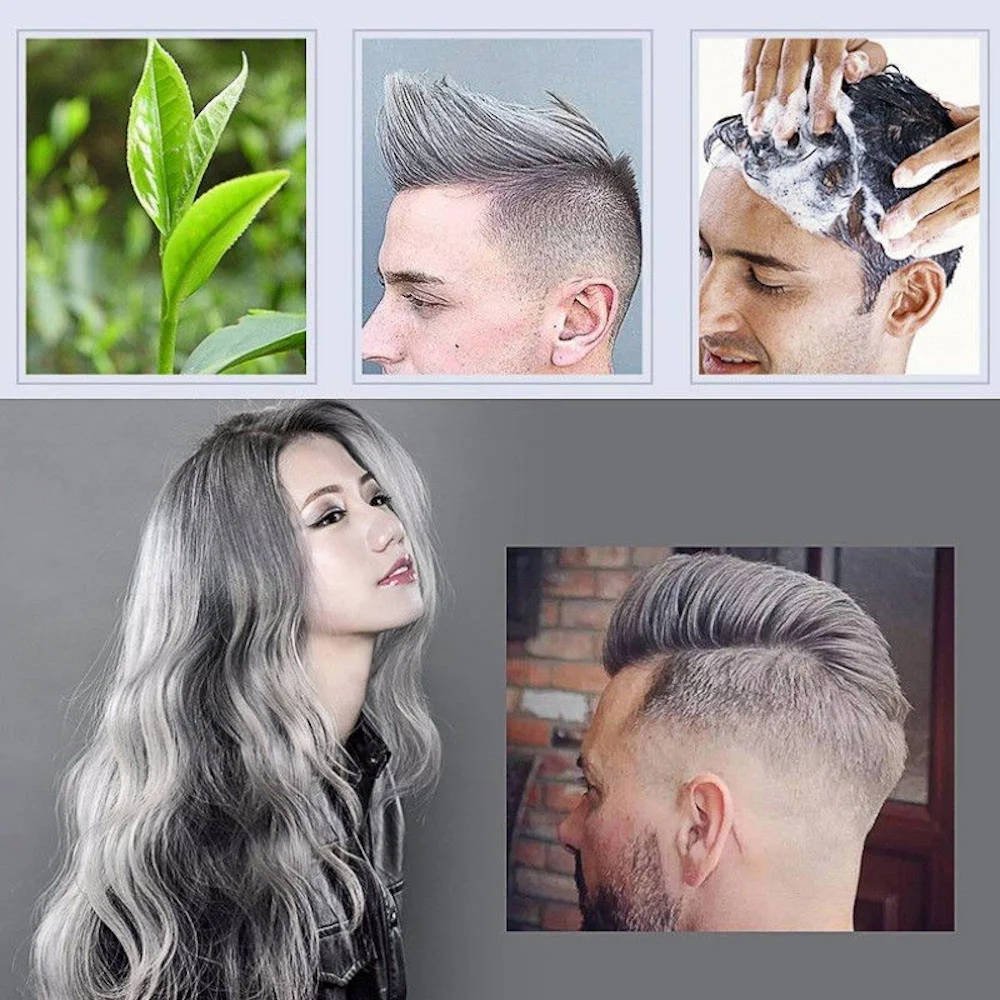 Hair color wax