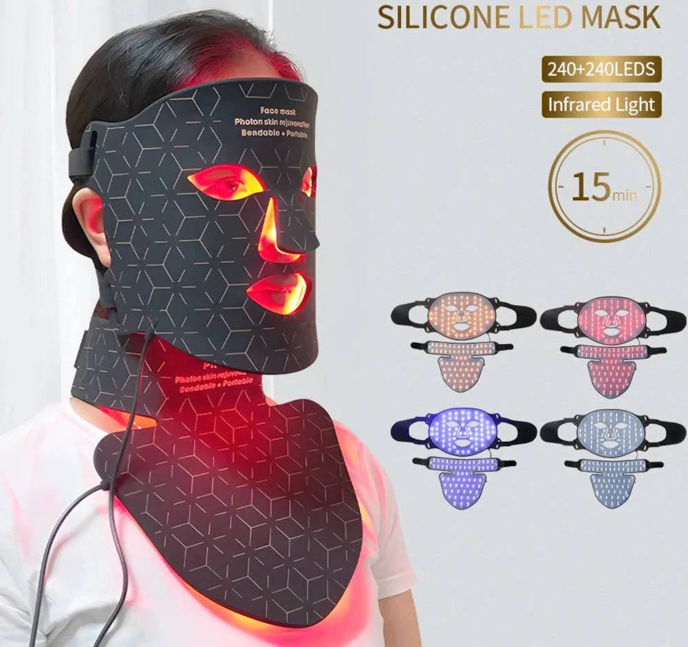 LED therapy face mask