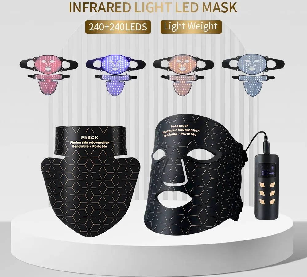 LED therapy face mask