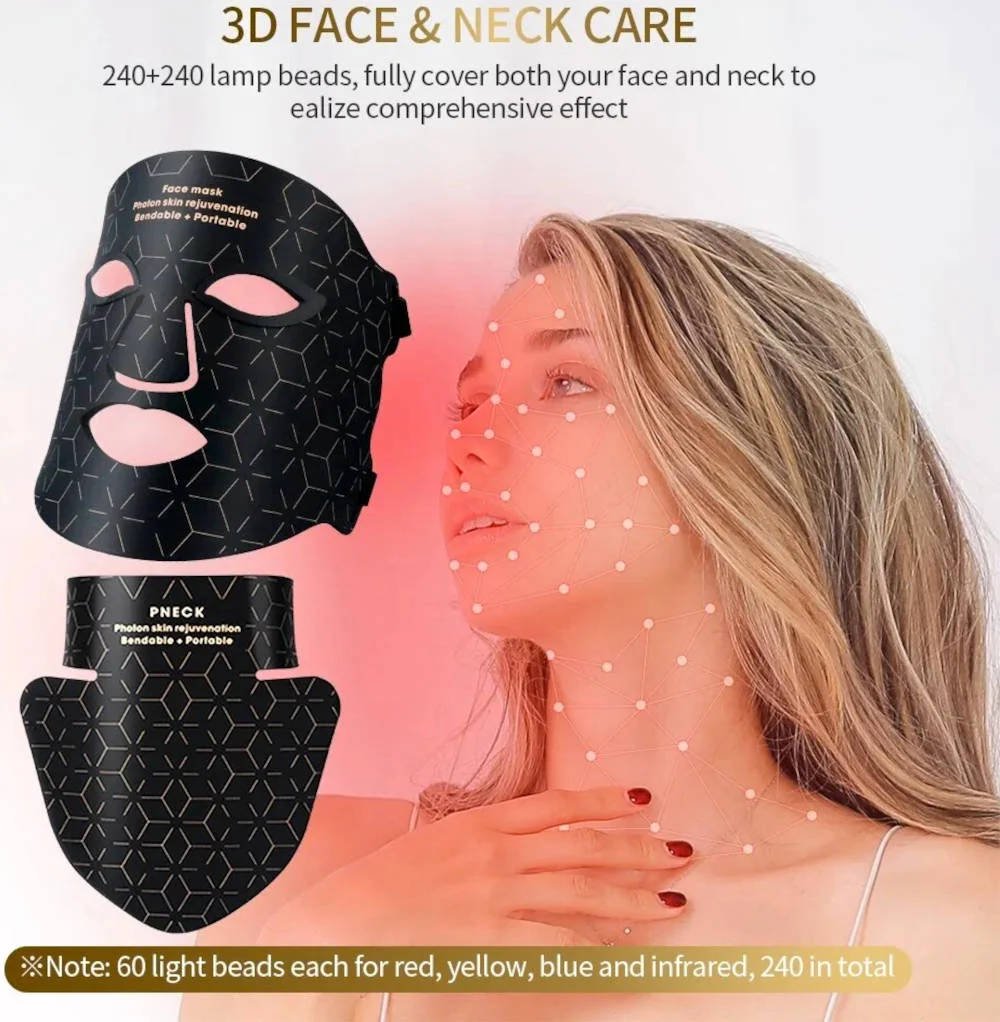 LED therapy face mask