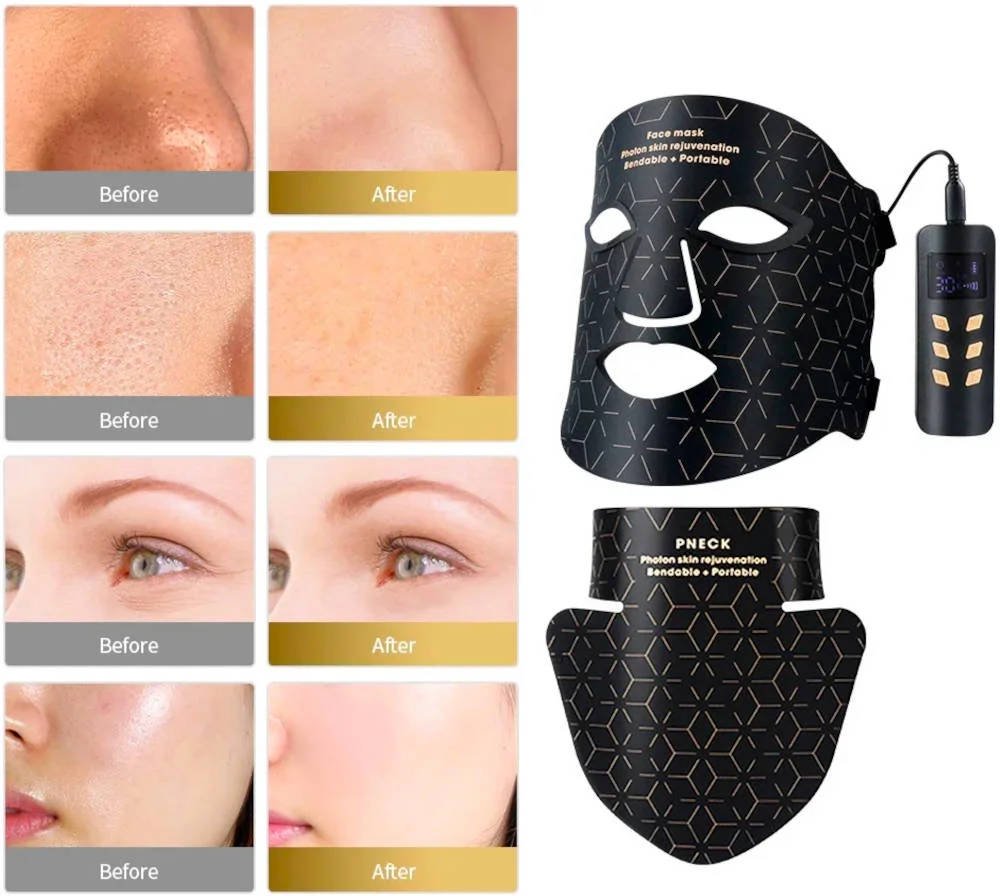 LED therapy face mask