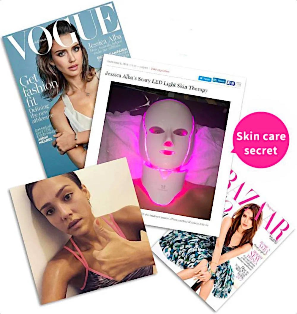 LED therapy face mask