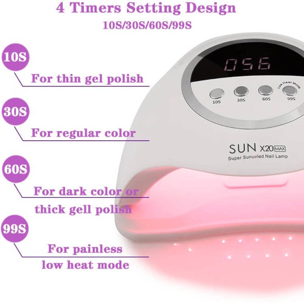 Powerful UV LED nail dryer