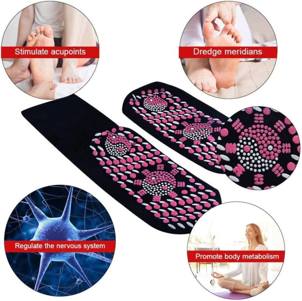 Self heating health socks