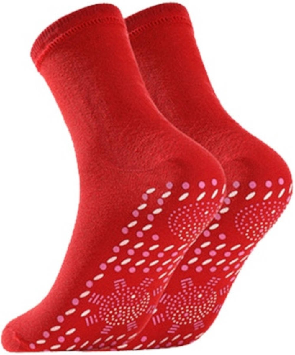Self heating health socks