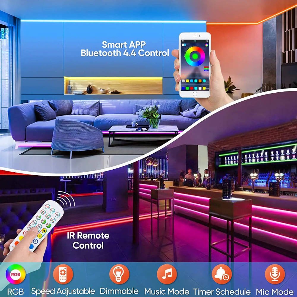 Dynamic LED light strip