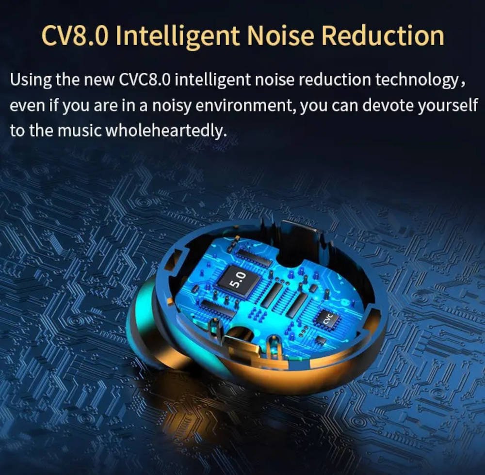 Wireless earbuds with fingerprint touch