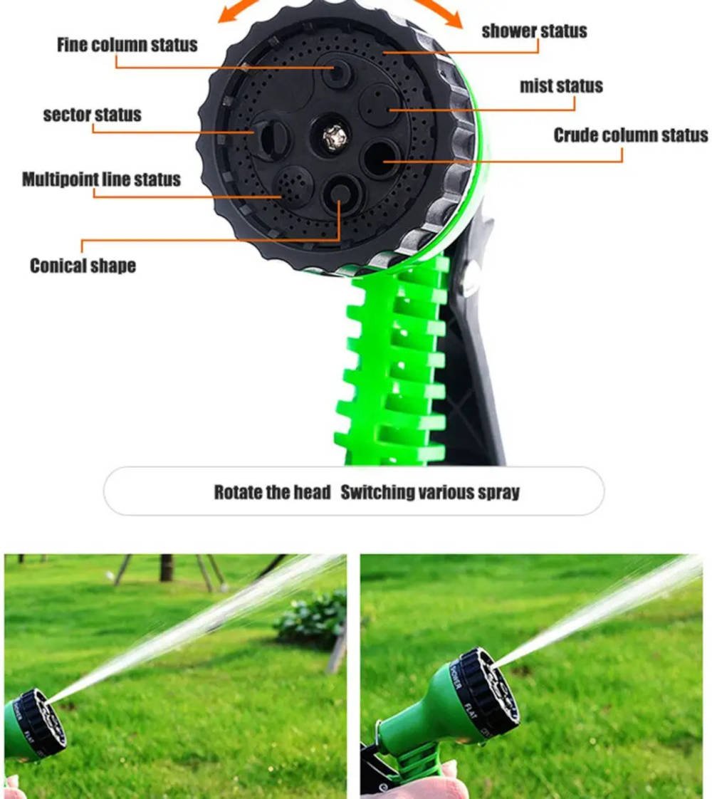 Expandable garden hose