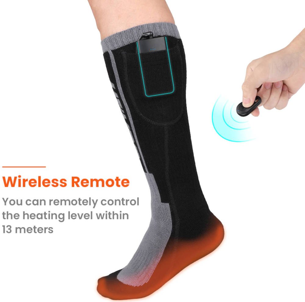 Electrically heated socks