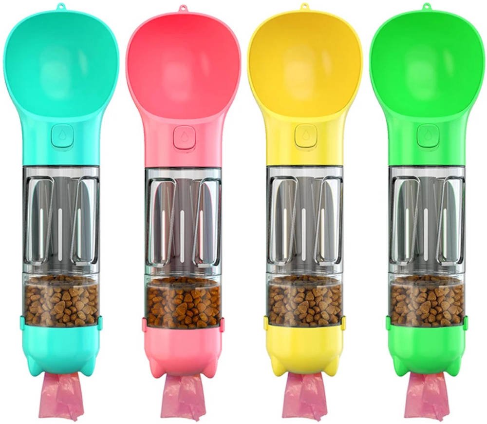 3 in 1 portable water bottle for dogs