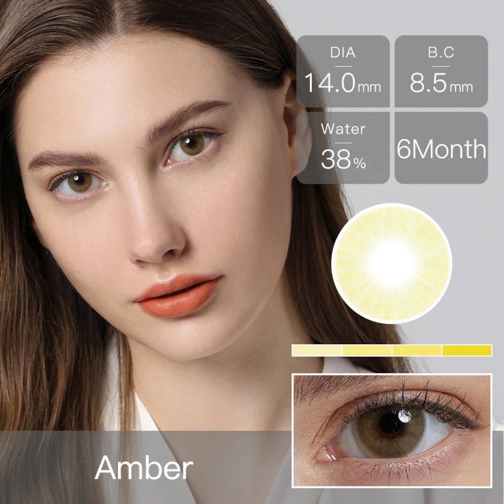 Amber colored lenses