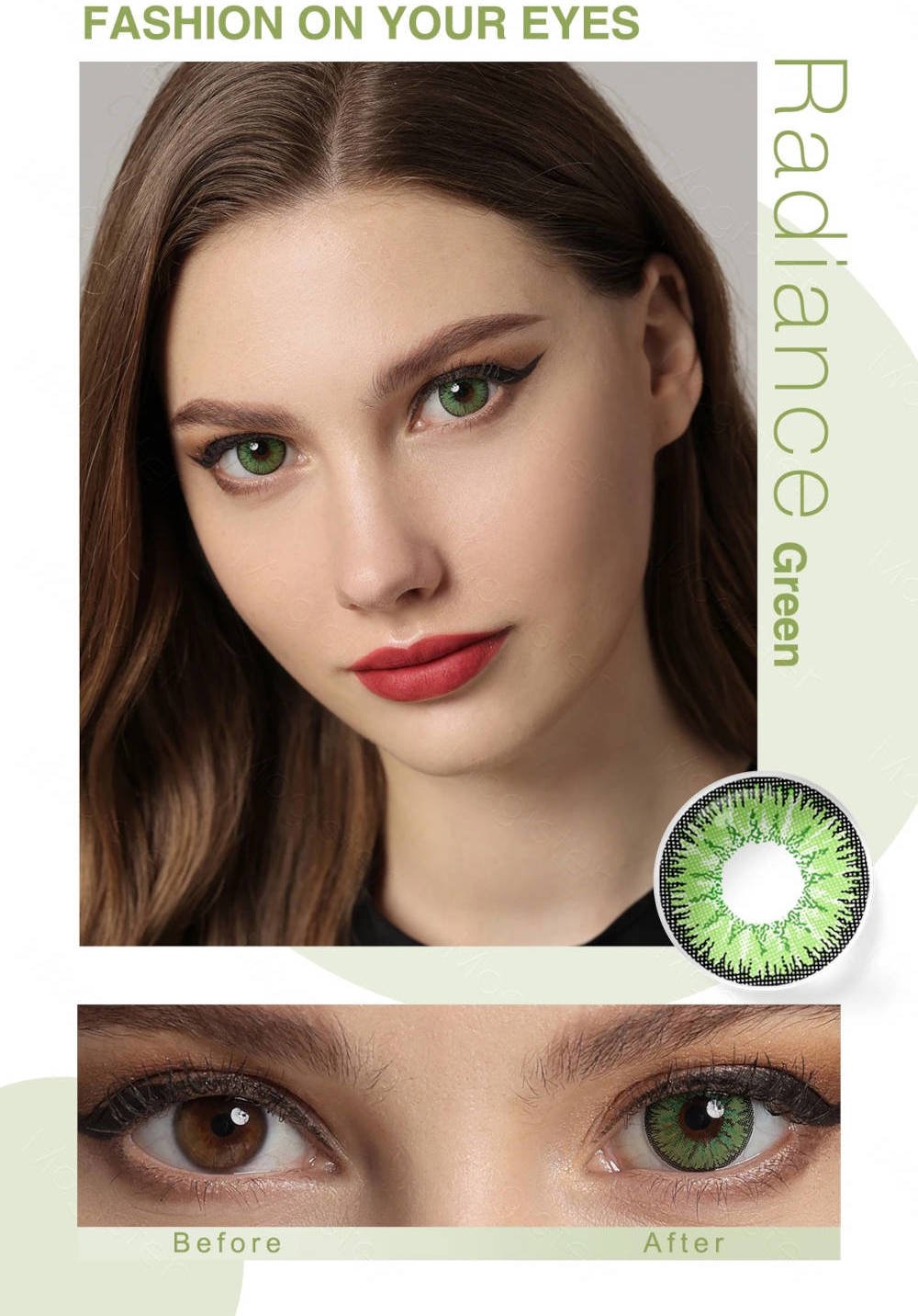 Green radiance lenses